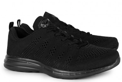 Black trainers sneakers APL menswear