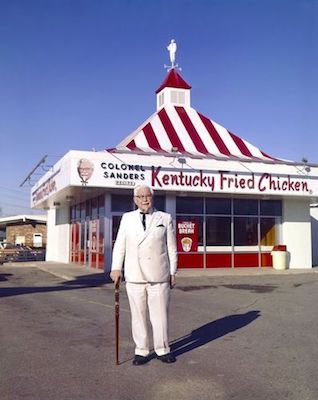 how to wear a milkshake Nigel Farage Brexit Party WHITE SUIT colonel saunders