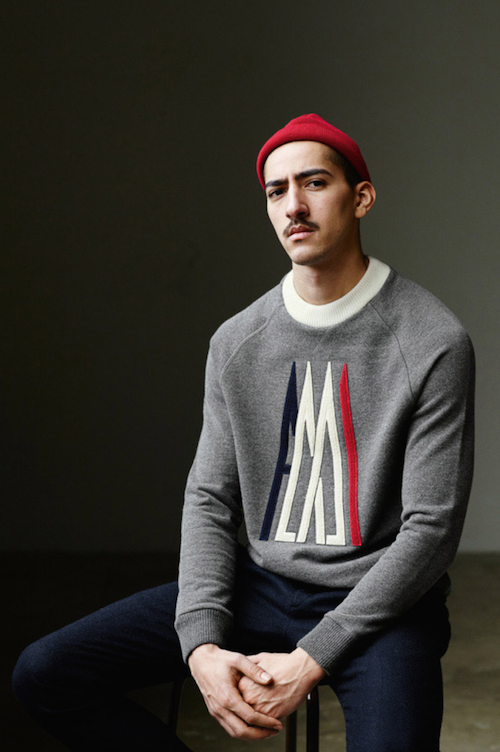 Moncler A sweatshirt oversized the chic geek