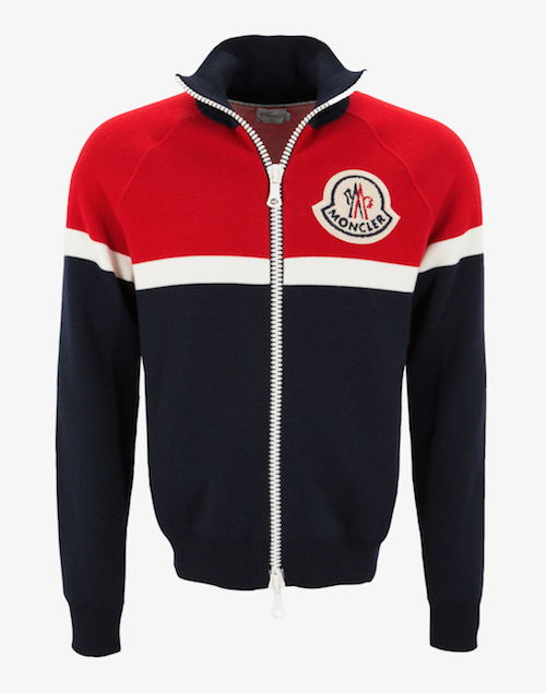 moncler a zip up sports top