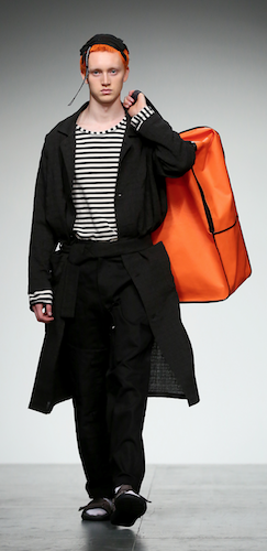 Large Orange Bag Menswear LFWM