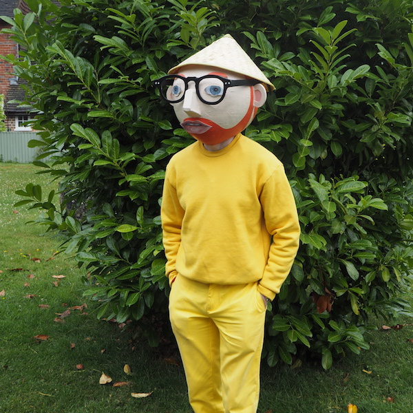 Menswear OOTD The Chic Geek Blogger American Apparel yellow polo ralph lauren trousers Falke socks sandals