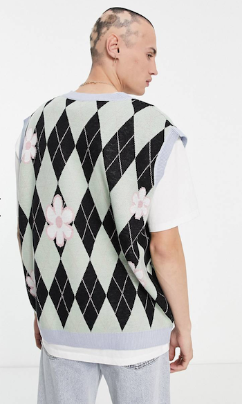 ASOS DESIGN Menswear argyle print SS22