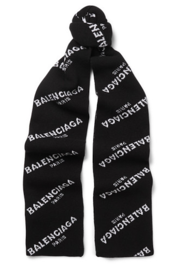 Menswear trend tissue paper logos bally