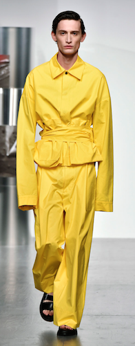 Large Yellow Bag Menswear LFWM