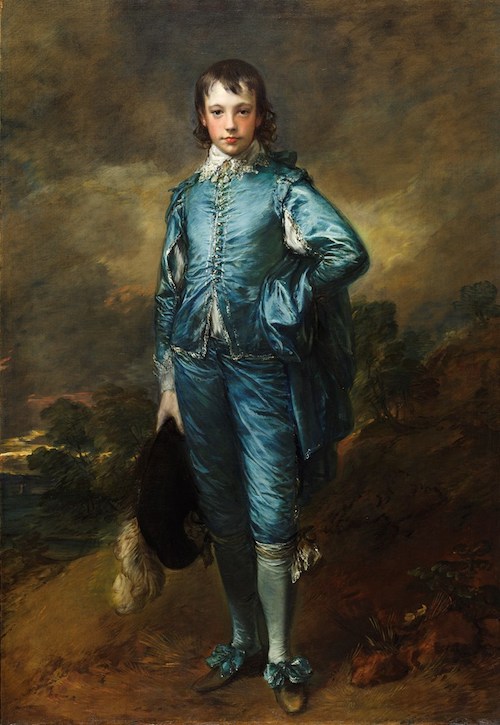 Blue Boy Gainsborough fashion ASOS DESIGN Menswear blue silk satin SS22