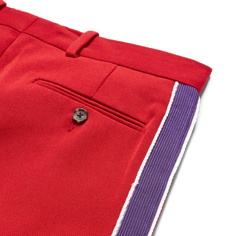 Calvin Klein Collection 205W39NYC red trousers