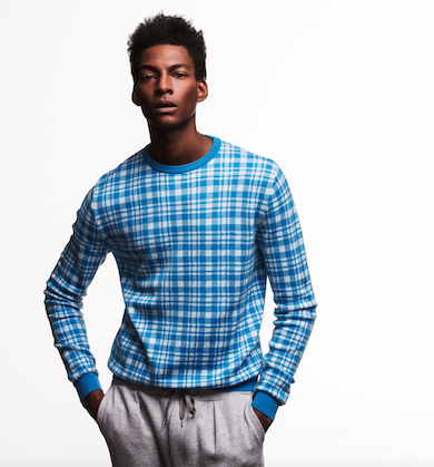 orley chaz plaid sweater the chic geek