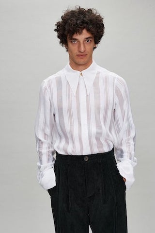 harry styles dagger collar shirts menswear