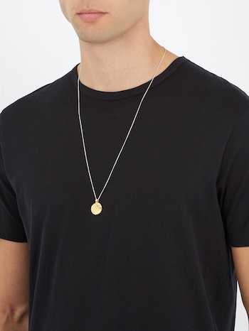 men's medallion necklaces silk shirts black dakini matchesfashion