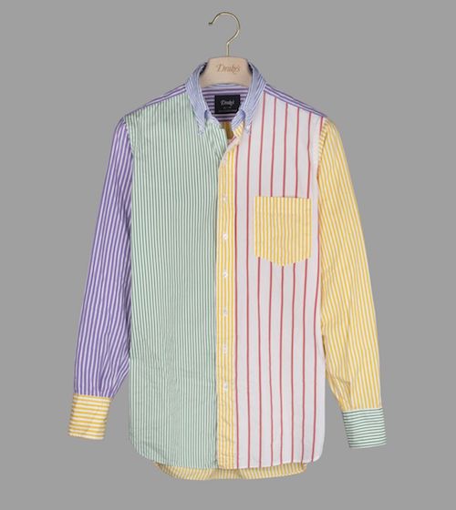 Fun shirt preppy coloured shirt Drakes De Fursac Rowing Blazers