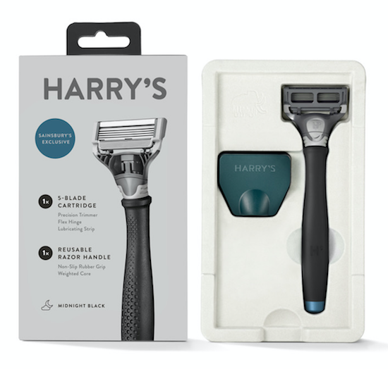 harrys new black razor