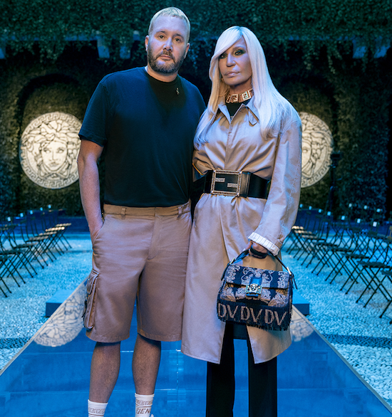 fendace kim jones donatella versace