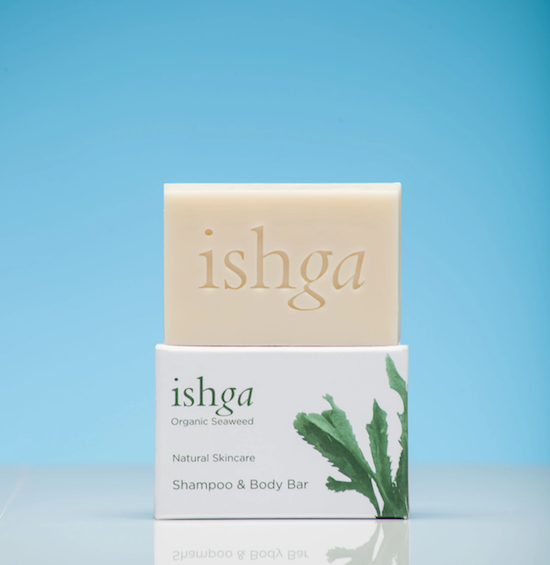 ishga seaweed soap shampoo bar