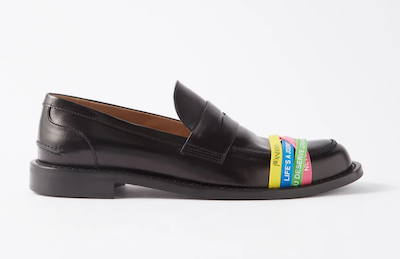 Splash cash jw anderson elastic band loafers sebago
