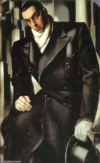 Prada Menswear FW AW 22 leather coat tamara de lempicka husband