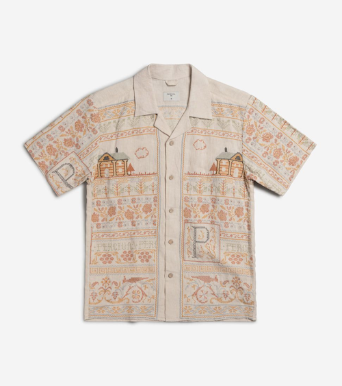 splash cash menswear harago linen shirt percival embroidered best