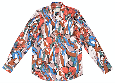 marni patterned shirt oki-ni