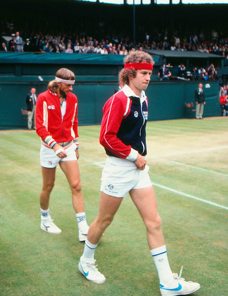 Short Shorts White Bjorn Borg John McEnroe