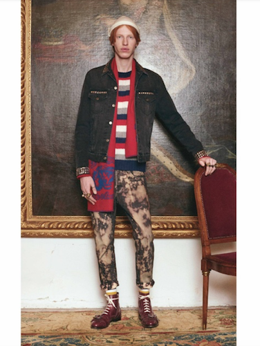 gucci punk denim jeans