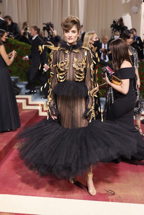 menswear met gala 2022 schiaparelli get the look gold thom browne