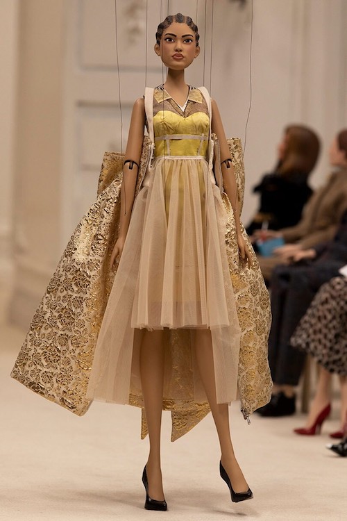 Moschino SS21 womenswear puppet show