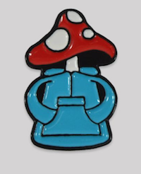Hikerdelic menswear label to know Manchester badge pin