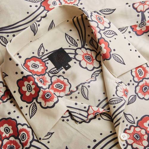 Ossie Clark Menswear Silk Shirt Pretty Green