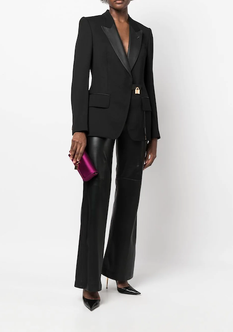 get the look shiv roy sucession black tom ford lock gold menswear