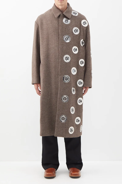 menswear trend drainer sink elon musk loewe coat