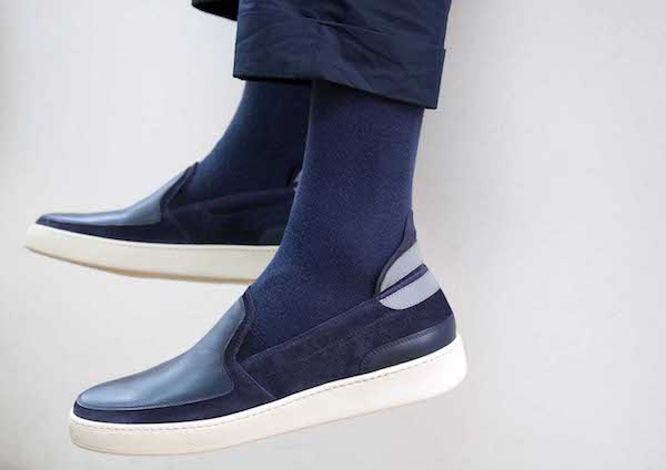 McCaffrey Robert cycle safety men's shoes MR PORTER blue slip on