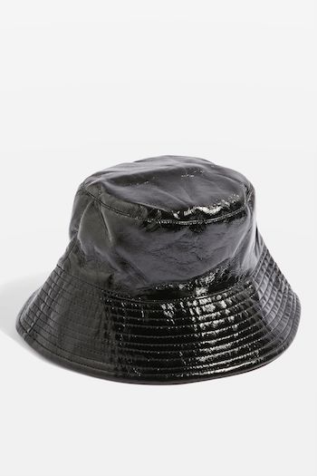 Topshop black vinyl Menswear