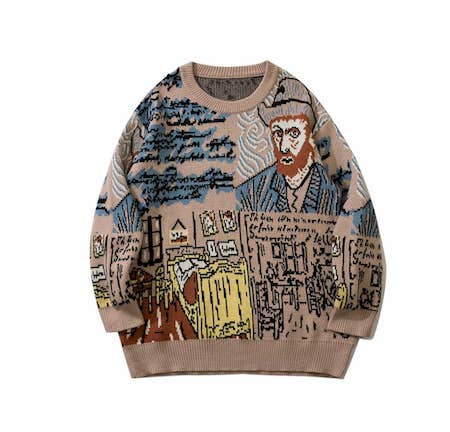 Vincent van gogh etsy jumper unisex